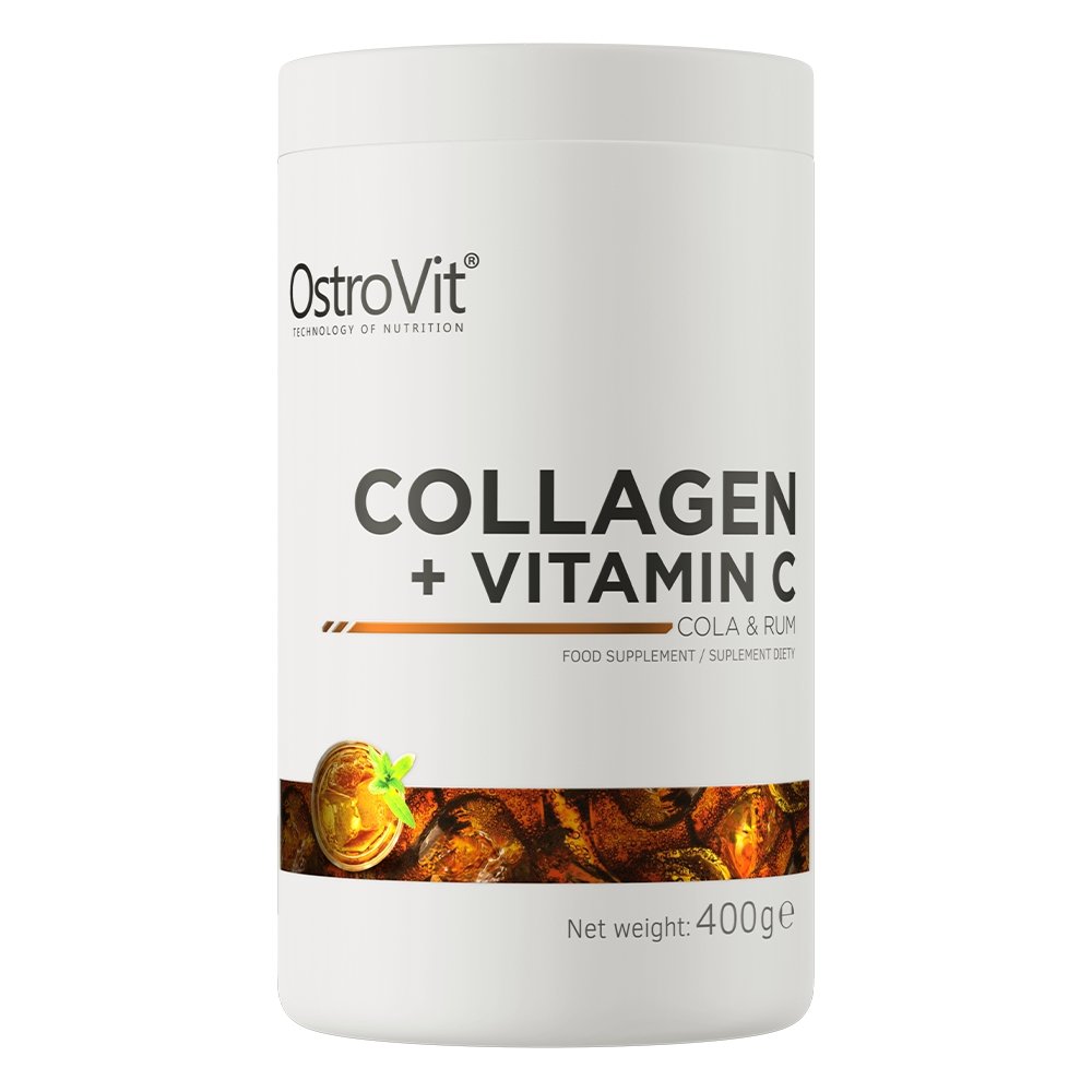OstroVit Препарат для суставов и связок OstroVit Collagen + Vitamin C, 400 грамм Кола-ром, , 400 г