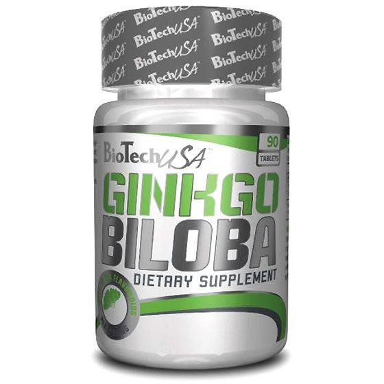 Ginkgo Biloba BioTech 90 tabs (гінкго білоба),  ml, BioTech. Special supplements. 
