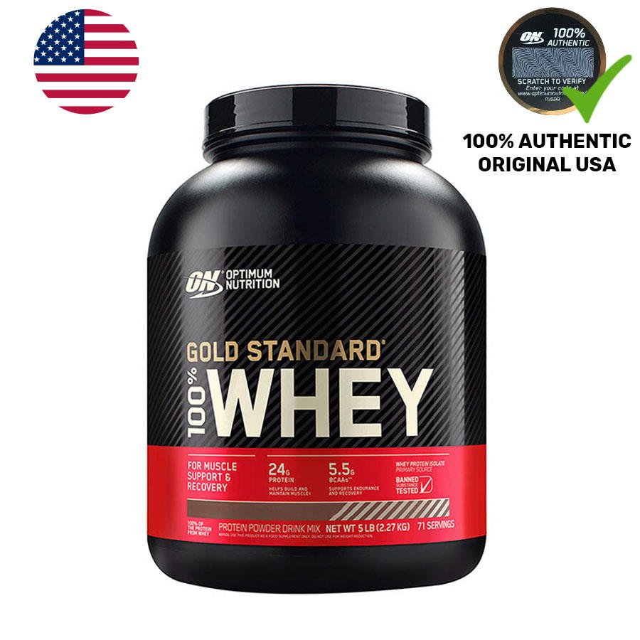Протеин Optimum Gold Standard 100% Whey, 2.27 кг Клубничный крем (2.26 кг),  ml, Optimum Nutrition. Protein. Mass Gain स्वास्थ्य लाभ Anti-catabolic properties 