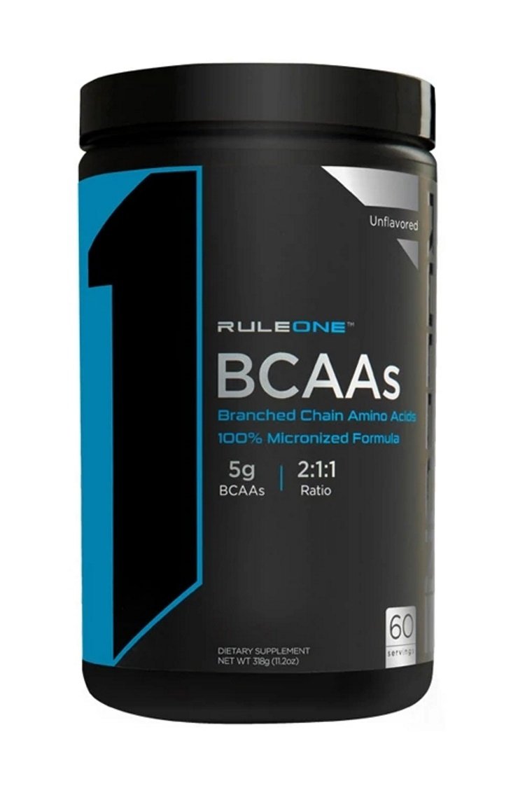 BCAA Rule 1 BCAA, 60 порций Натуральный (318 грамм),  ml, Rule One Proteins. BCAA. Weight Loss recovery Anti-catabolic properties Lean muscle mass 