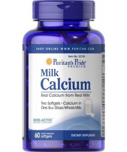Milk Calcium, 60 pcs, Puritan's Pride. Calcium Ca. 