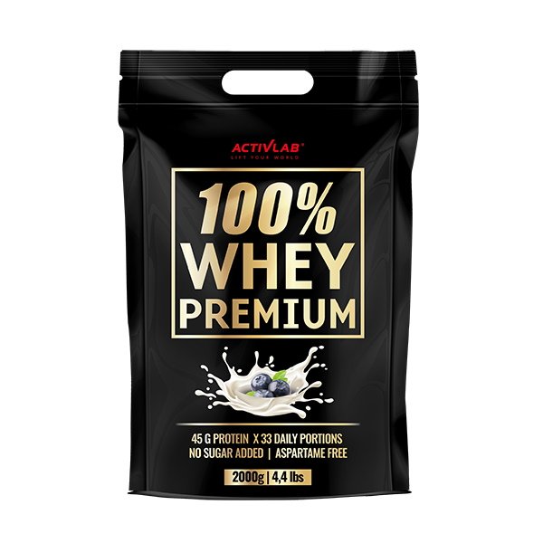 Протеин Activlab 100% Whey Premium, 2 кг Черника,  мл, ActivLab. Протеин. Набор массы Восстановление Антикатаболические свойства 