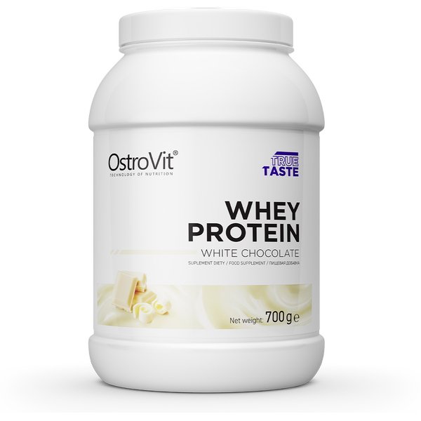Протеин OstroVit Whey Protein, 700 грамм Белый шоколад,  мл, Optisana. Протеин. Набор массы Восстановление Антикатаболические свойства 