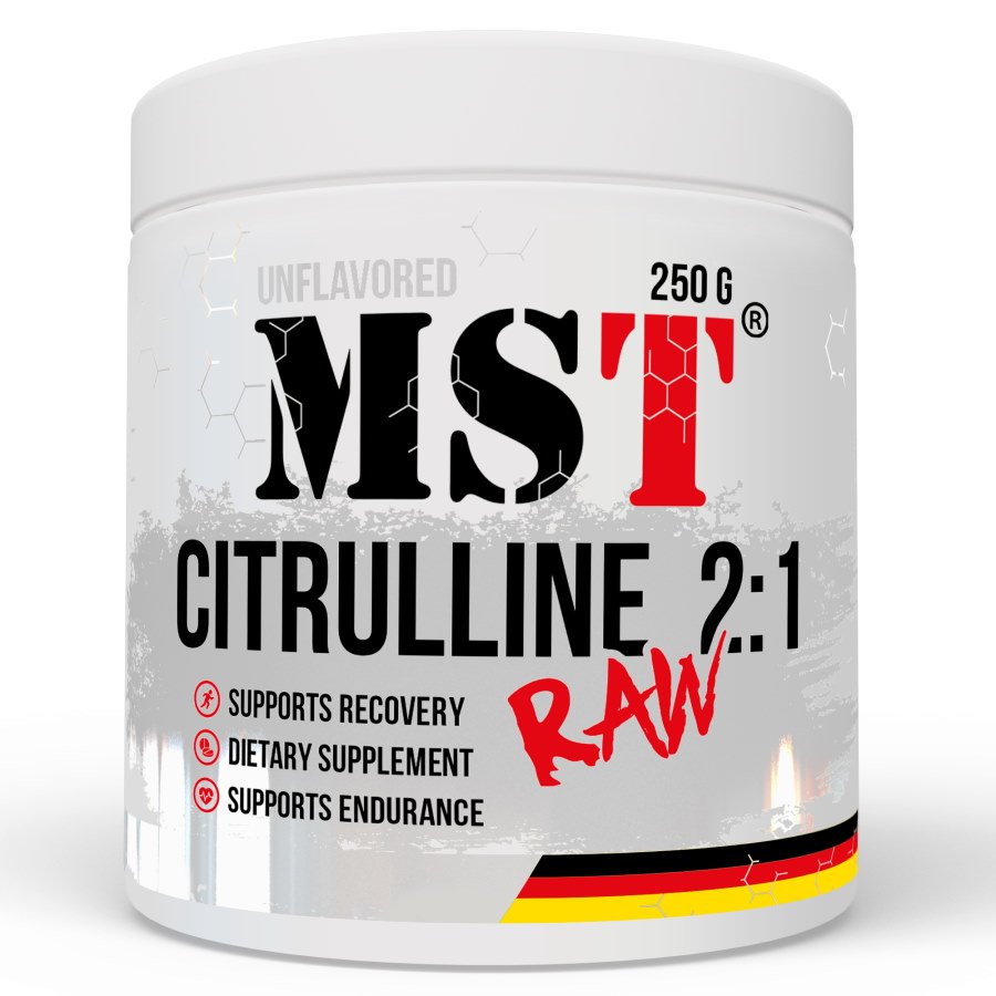 Аминокислота MST Citrulline 2:1 Raw, 250 грамм,  ml, MST Nutrition. Amino Acids. 