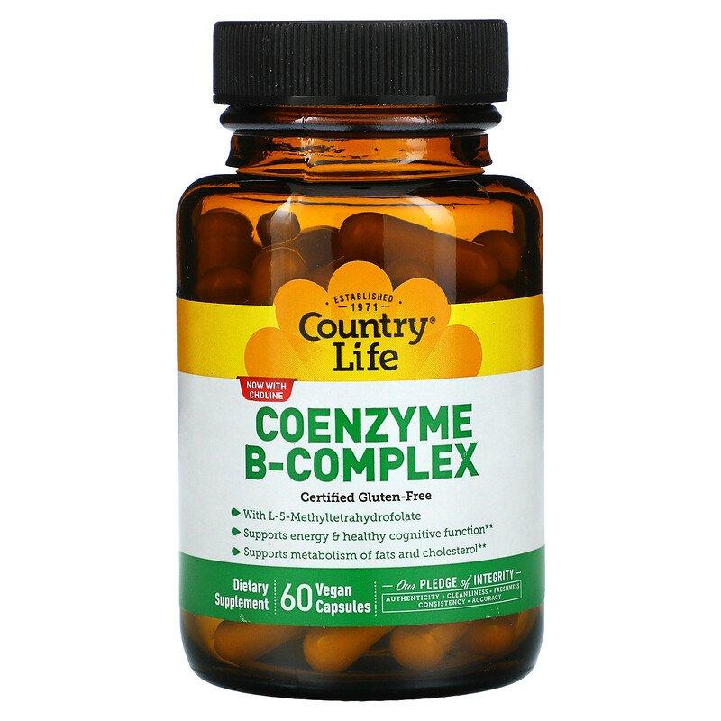 Country Life Country Life Coenzyme B-Complex 60 VCaps, , 60 шт.