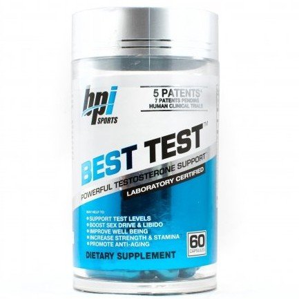 Best Test, 60 шт, BPi Sports. Бустер тестостерона. Поддержание здоровья Повышение либидо Aнаболические свойства Повышение тестостерона 