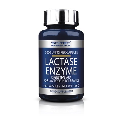 Scitec Nutrition Натуральная добавка Scitec Lactase Enzyme, 100 капсул, , 