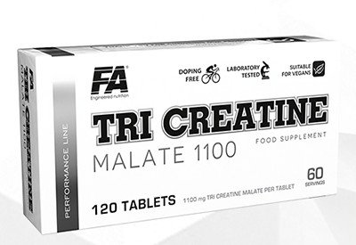 Tri Creatine Malate 1100, 120 pcs, Fitness Authority. Tri-Creatine Malate. 
