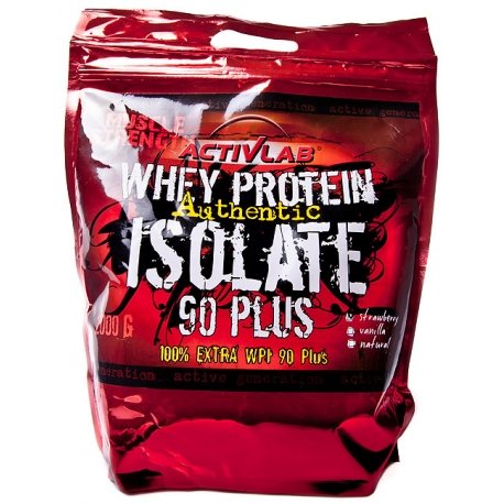 Whey Protein Isolate 90 Plus, 2000 g, ActivLab. Whey Isolate. Lean muscle mass Weight Loss recovery Anti-catabolic properties 
