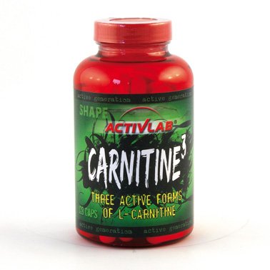 Carnitine 3, 128 шт, ActivLab. L-карнитин. Снижение веса Поддержание здоровья Детоксикация Стрессоустойчивость Снижение холестерина Антиоксидантные свойства 