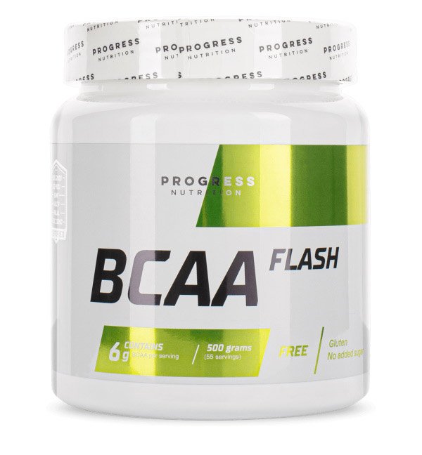 BCAA Progress Nutrition BCAA Flash, 500 грамм Персиковый чай,  мл, Progress Nutrition. BCAA. Снижение веса Восстановление Антикатаболические свойства Сухая мышечная масса 