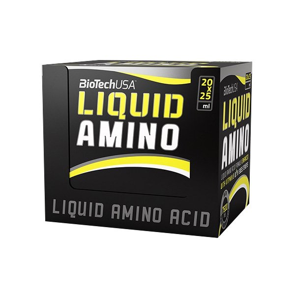 Аминокислота BioTech Liquid Amino, 20 ампул/уп Апельсин,  мл, BioTech. Аминокислоты. 
