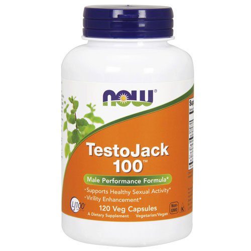NOW TestoJack 100 120 капс Без вкуса,  мл, Now. Бустер тестостерона. Поддержание здоровья Повышение либидо Aнаболические свойства Повышение тестостерона 