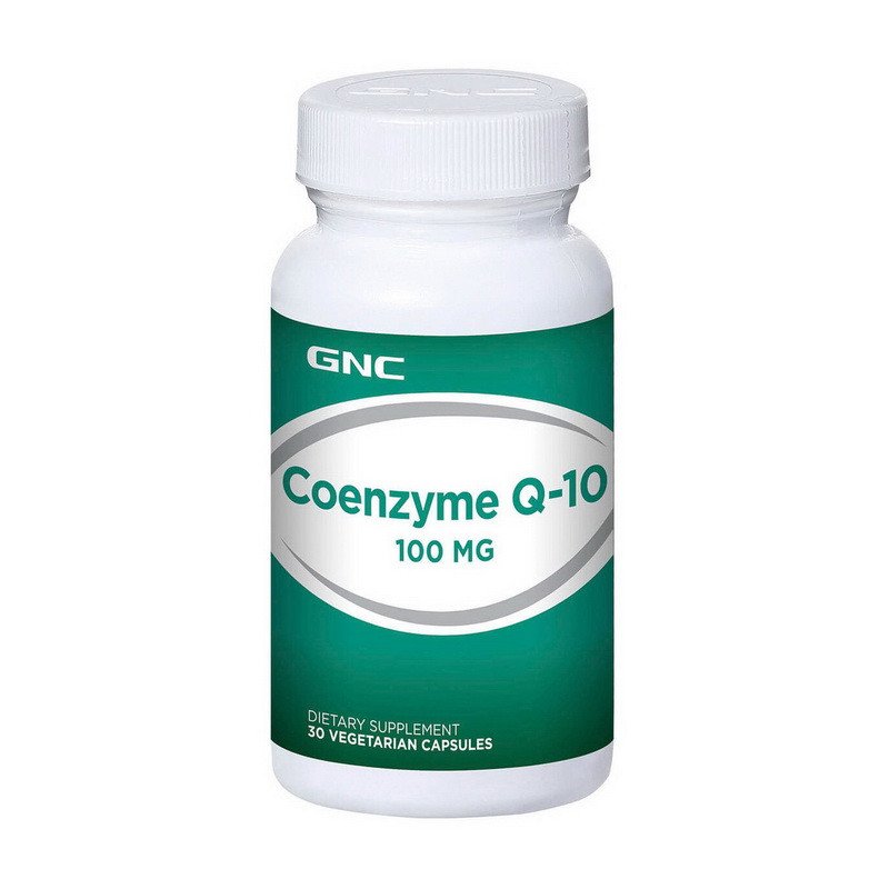 Коэнзим Q10 GNC Coenzyme Q-10 100 mg 30 капсул,  мл, GNC. Коэнзим-Q10. Поддержание здоровья Антиоксидантные свойства Профилактика ССЗ Толерантность к физ. нагрузкам 