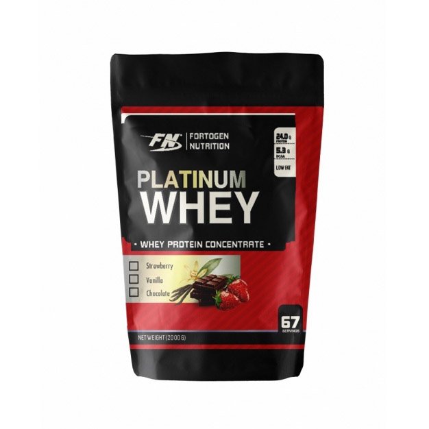 ПУСТО Протеин Fortogen Nutrition Platinum Whey, 2 кг Шоколад, , 2000  грамм