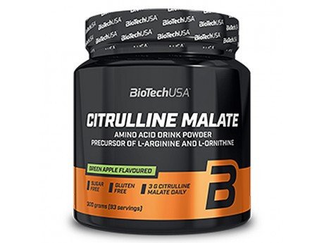 Citrulline Malate Powder BioTech 300 g,  ml, BioTech. Amino Acids. 