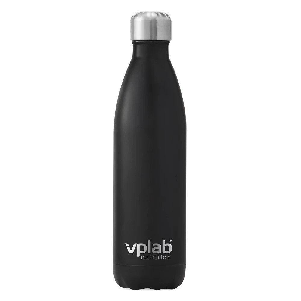 Бутылка VPLab Metal Water Bottle 750 мл, Black,  мл, VPLab. Фляга. 