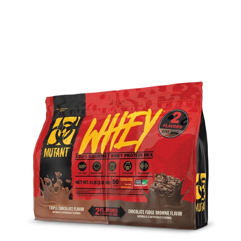 Mutant Протеин Mutant Whey, 1.8 кг Тройной шоколад/Шоколадный брауни, , 1800  грамм