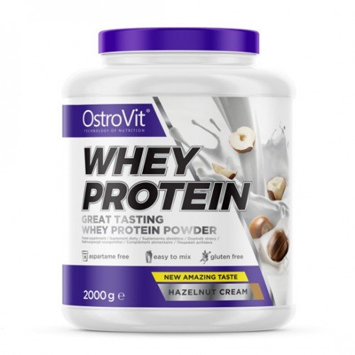 Протеин OstroVit Whey Protein, 2 кг Ореховый крем,  мл, OstroVit. Протеин. Набор массы Восстановление Антикатаболические свойства 