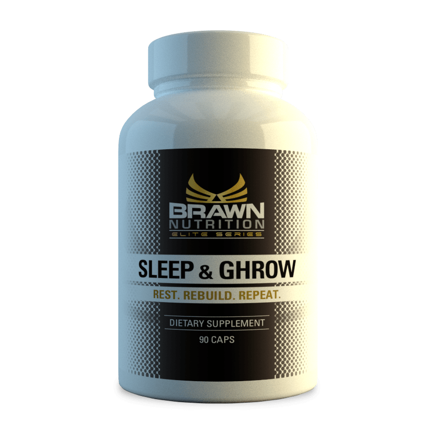 Brawn Nutrition  SlEEP & GHROW 90 шт. / 30 servings,  мл, Brawn Nutrition. Бустер гормона роста. Набор массы 