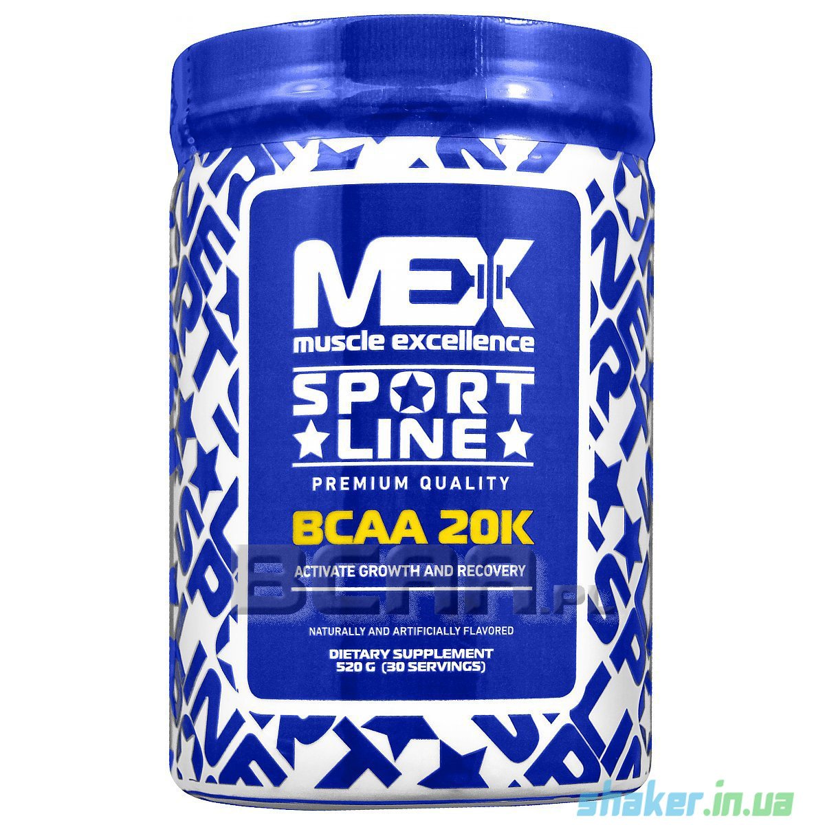 БЦАА MEX Nutrition BCAA 20K (520 г) мекс нутришн berry blast,  мл, MEX Nutrition. BCAA. Снижение веса Восстановление Антикатаболические свойства Сухая мышечная масса 