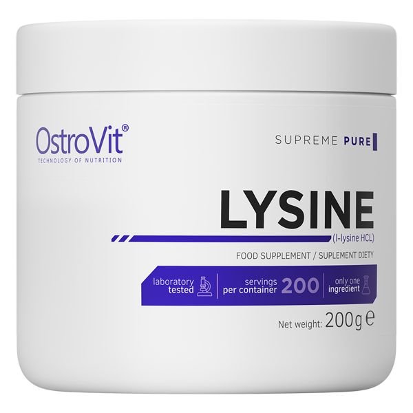 Аминокислота OstroVit Lysine, 200 грамм,  мл, OstroVit. Аминокислоты. 