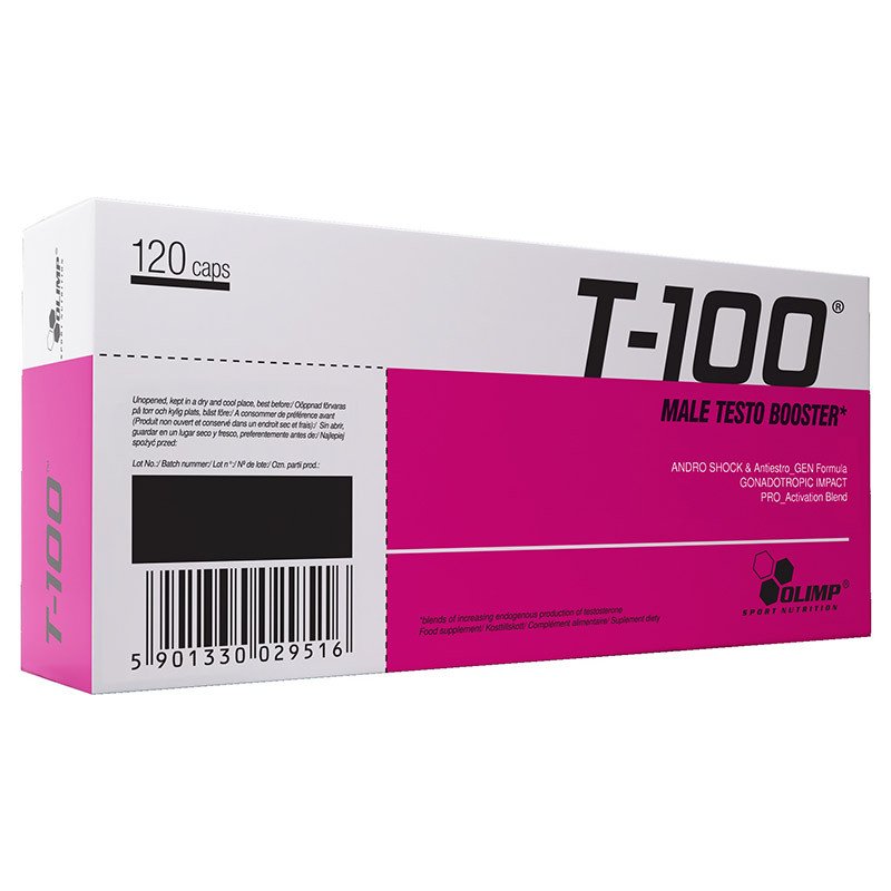 Бустер тестостерона Olimp T-100 Male Testo Booster (120 капс)  олимп ,  ml, Olimp Labs. Testosterone Booster. General Health Libido enhancing Anabolic properties Testosterone enhancement 