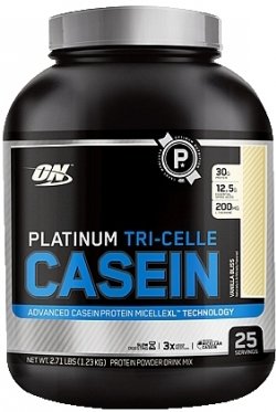 Platinum Casein, 1000 г, Optimum Nutrition. Казеин. Снижение веса 