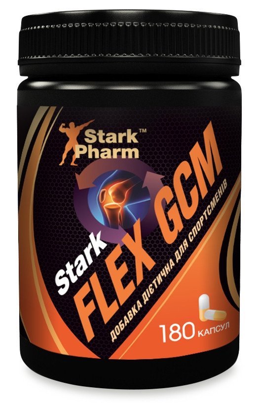Stark Flex GCM Stark Pharm 180 caps,  мл, Stark Pharm. Хондропротекторы. Поддержание здоровья Укрепление суставов и связок 