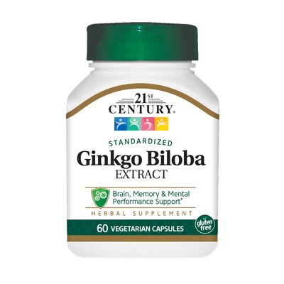 Натуральная добавка 21st Century Ginkgo Biloba Extract, 60 вегакапсул,  мл, 21st Century. Hатуральные продукты. Поддержание здоровья 