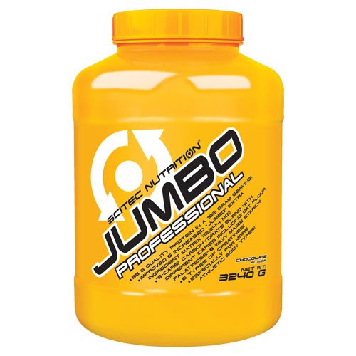 Scitec Jumbo Professional 3240 г Шоколад,  ml, Scitec Nutrition. Gainer. Mass Gain Energy & Endurance recovery 