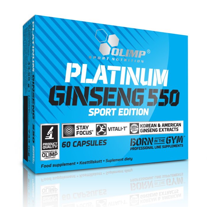 Olimp Labs Натуральная добавка Olimp Platinum Ginseng, 60 капсул - Sport Edition, , 
