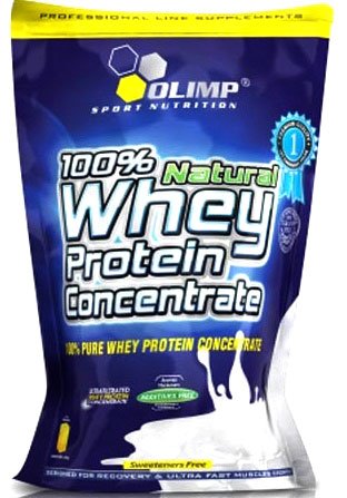 100% Natural Whey Protein Concentrate, 700 г, Olimp Labs. Сывороточный концентрат. Набор массы Восстановление Антикатаболические свойства 