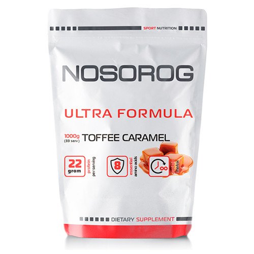 Комплексный протеин Nosorog Ultra Formula (1 кг) носорог ультра формула тоффи-карамель,  мл, Nosorog. Комплексный протеин. 