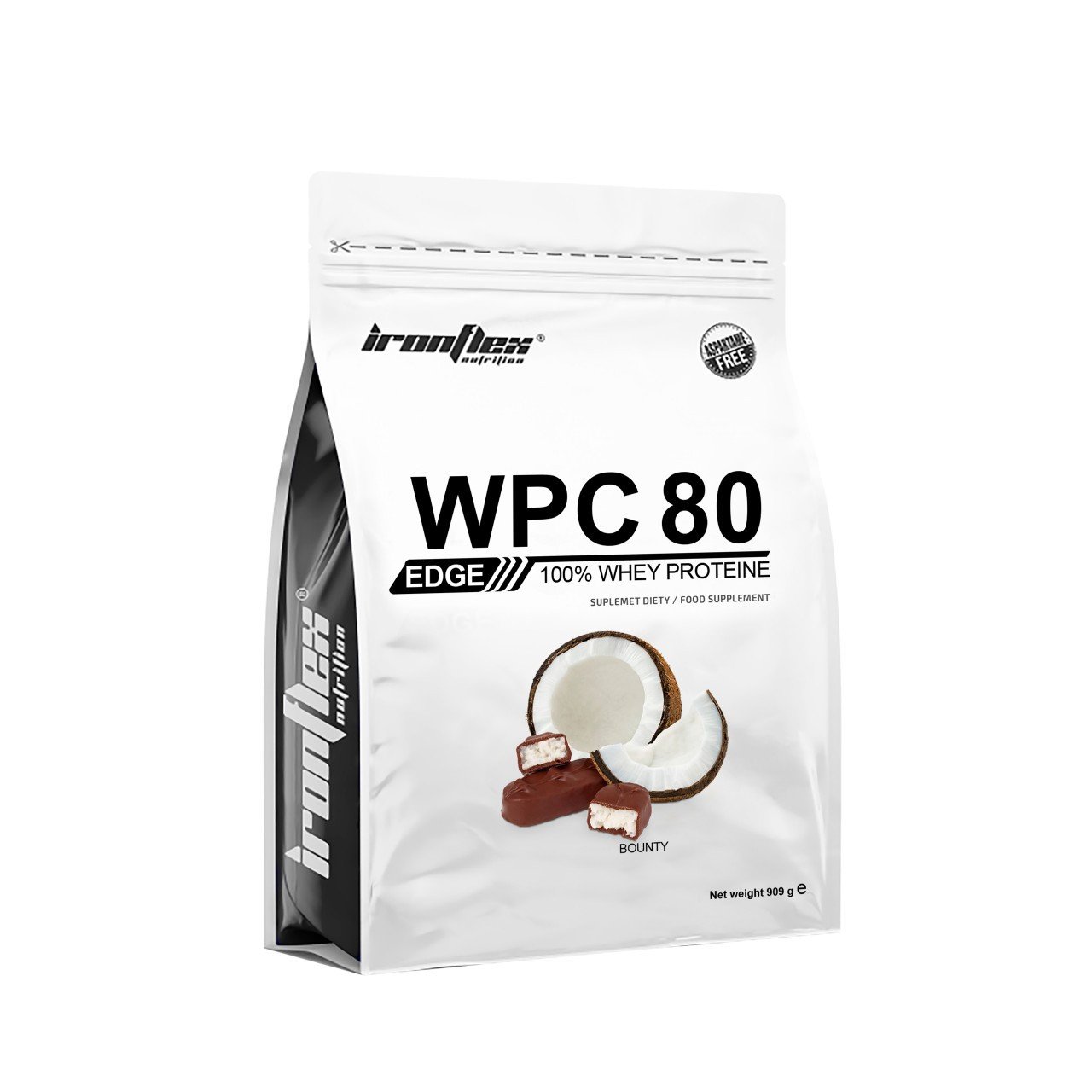 IronFlex Сывороточный протеин концентрат Iron Flex WPC80.eu Edge 909 грамм Баунти, , 