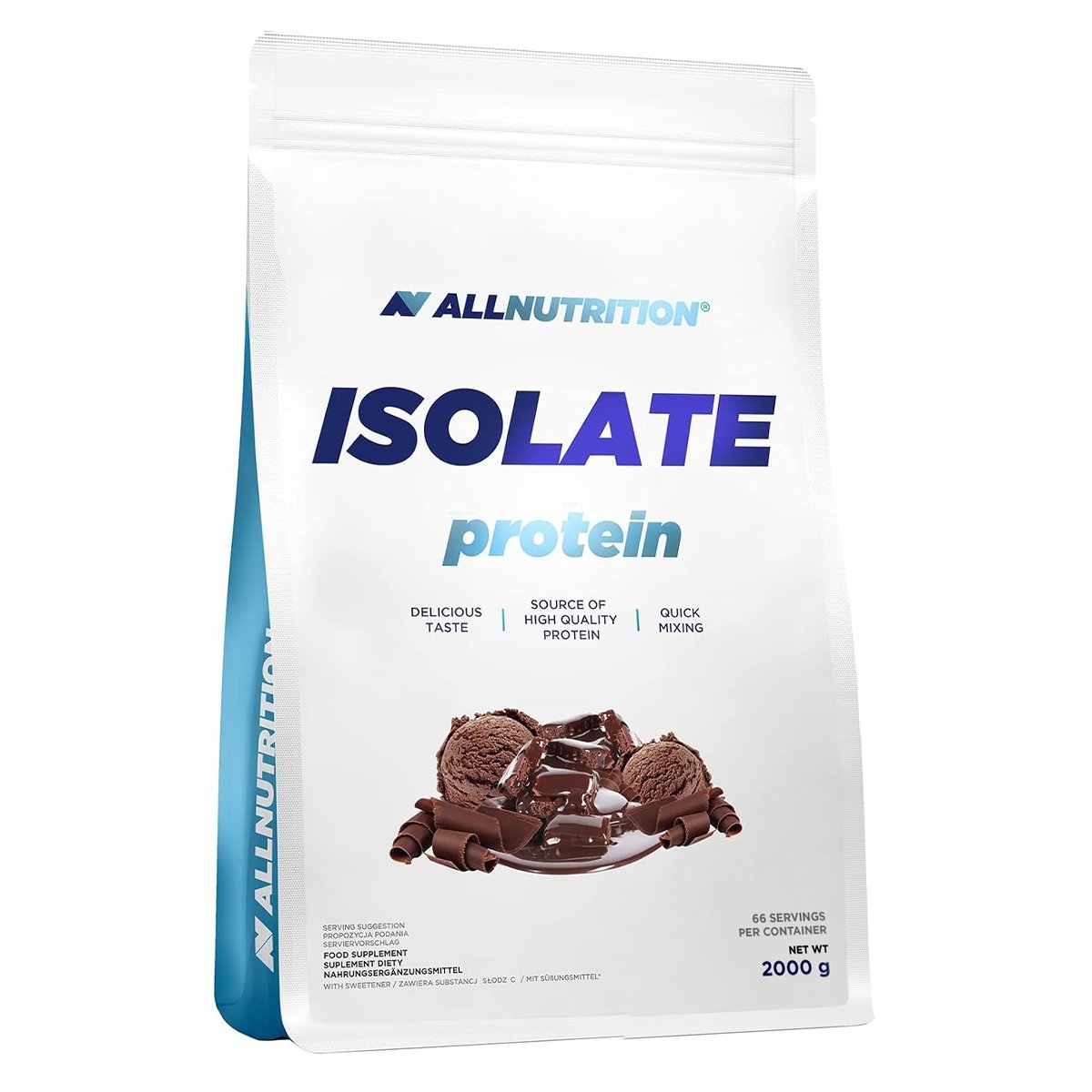 Протеин AllNutrition Isolate Protein, 2 кг Шоколад,  мл, AllNutrition. Протеин. Набор массы Восстановление Антикатаболические свойства 
