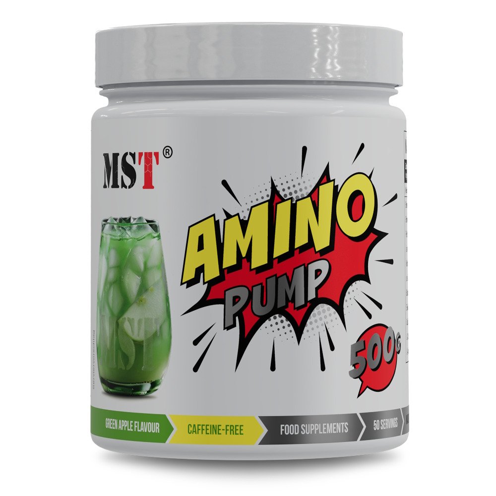 MST Nutrition ΠΡΠ΅Π΄ΡΡΠ΅Π½ΠΈΡΠΎΠ²ΠΎΡΠ½ΡΠΉ ΠΊΠΎΠΌΠΏΠ»Π΅ΠΊΡ MST Amino Pump, 500 Π³ΡΠ°ΠΌΠΌ ΠΠ΅Π»Π΅Π½ΠΎΠ΅ ΡΠ±Π»ΠΎΠΊΠΎ, , 500 Π³