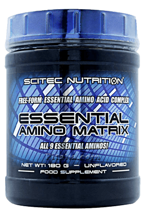 Essential Amino Matrix, 180 г, Scitec Nutrition. Аминокислотные комплексы. 