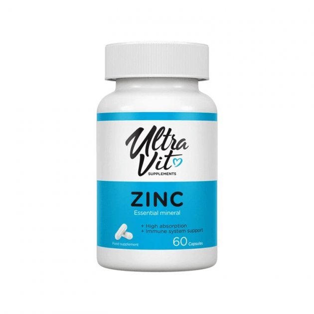 Витамины и минералы VPLab Zinc, 60 капсул,  ml, VP Lab. Vitaminas y minerales. General Health Immunity enhancement 