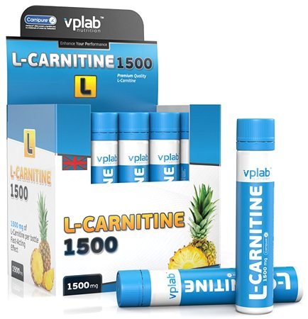 L-Carnitine 1500, 500 мл, VPLab. L-карнитин. Снижение веса Поддержание здоровья Детоксикация Стрессоустойчивость Снижение холестерина Антиоксидантные свойства 
