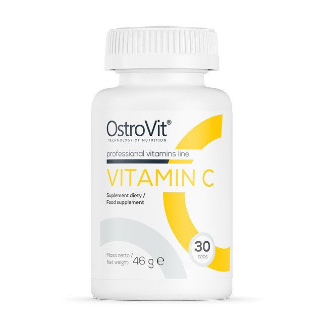 Витамин C OstroVit Vitamin C 30 таблеток,  мл, OstroVit. Витамин C. Поддержание здоровья Укрепление иммунитета 