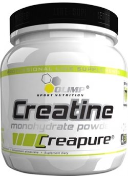 Creatine Monohydrate Creapure, 500 г, Olimp Labs. Креатин моногидрат. Набор массы Энергия и выносливость Увеличение силы 