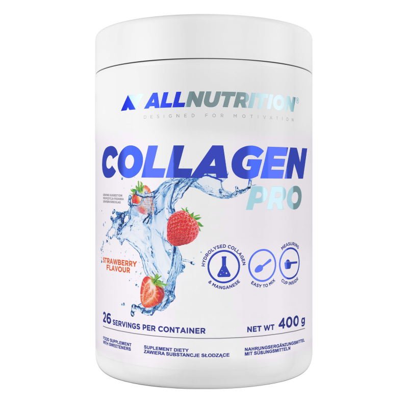 AllNutrition Для суставов и связок AllNutrition Collagen Pro, 400 грамм Клубника, , 400  грамм