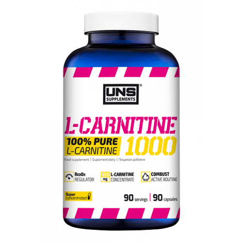 UNS Л-карнитин UNS L-Carnitine 90 капсул, , 