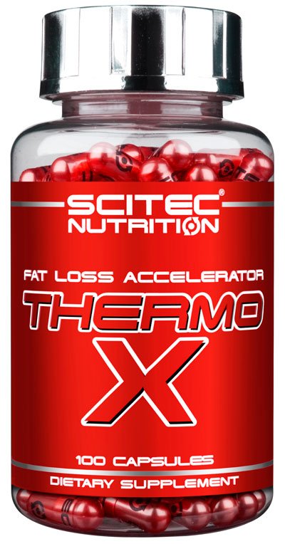Thermo X, 100 piezas, Scitec Nutrition. Termogénicos. Weight Loss Fat burning 