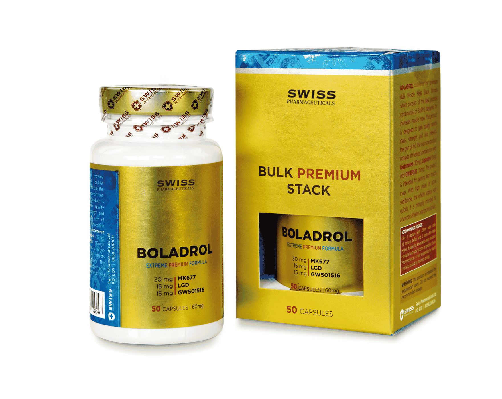 SWISS PHARMACEUTICALS  Boladrol  50 шт. / 50 servings,  мл, Swiss Pharmaceuticals. SARM. 