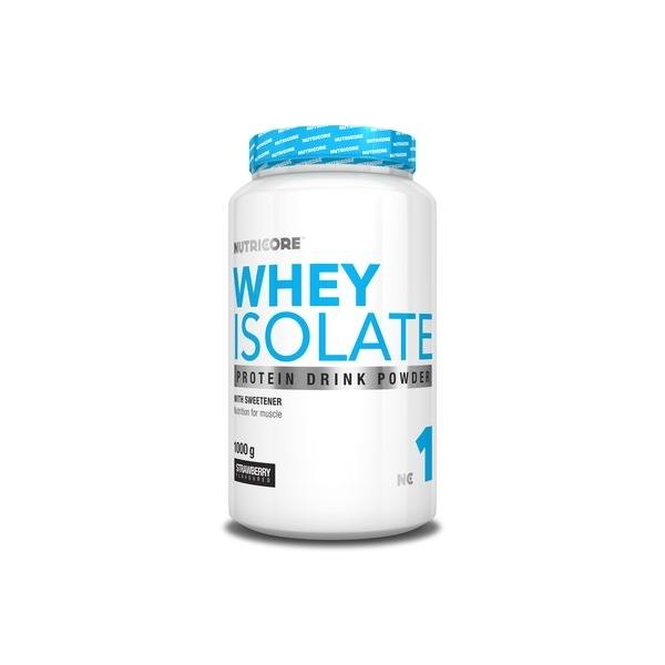 Whey Isolate, 1000 g, Nutricore. Whey Isolate. Lean muscle mass Weight Loss recovery Anti-catabolic properties 
