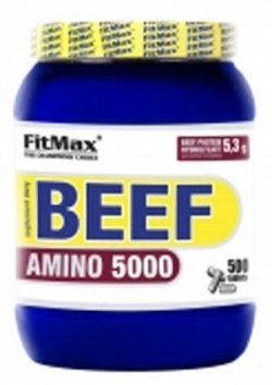 Beef Amino 5000, 500 piezas, FitMax. Complejo de aminoácidos. 