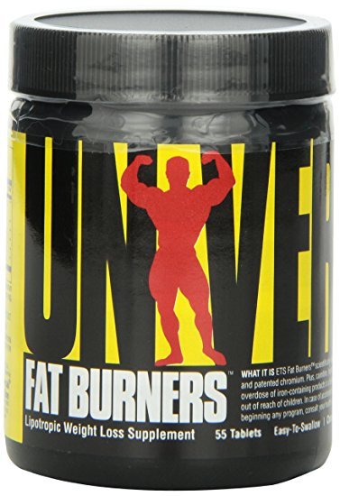 Fat Burners, 55 шт, Universal Nutrition. Липотропик. Снижение веса Ускорение жирового обмена Сжигание жира 