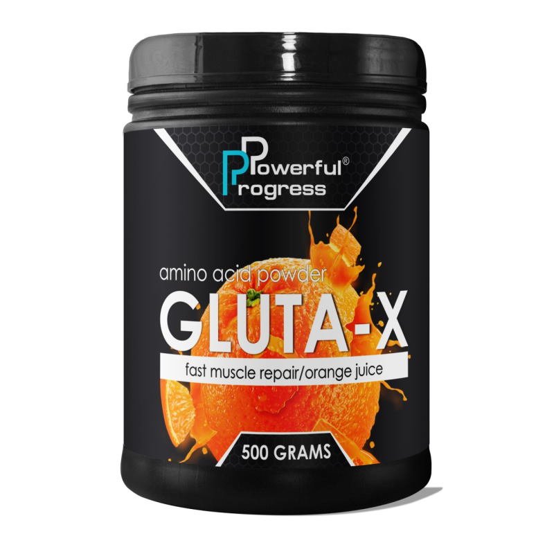 Powerful Progress Аминокислота Powerful Progress Gluta-X, 500 грамм Апельсин, , 500  грамм